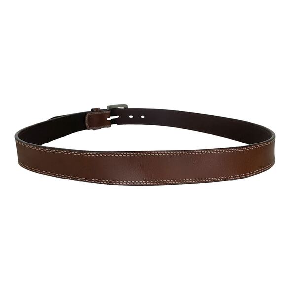 Timberland PRO Men’s Brown Belt Size 40 Genuine Full Grain Leather Distressed - Picture 8 of 16